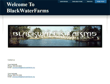 Tablet Screenshot of blackwaterfarms.org